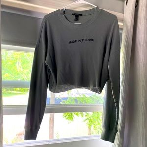 Forever 21 Cropped Long Sleeve